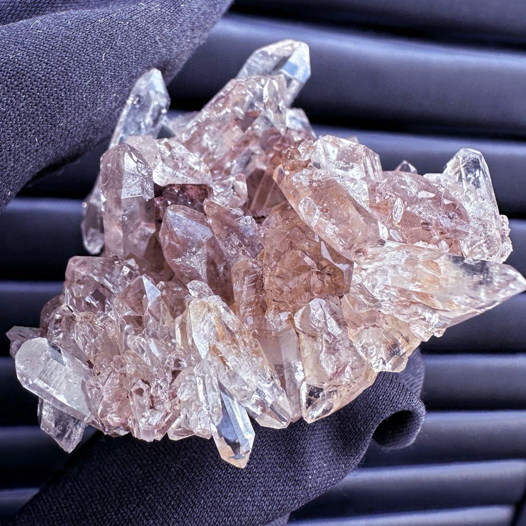 爆レア❗️高透明度❗️キラキラ♡ピンクレムリアンクォーツクラスター水晶A1542