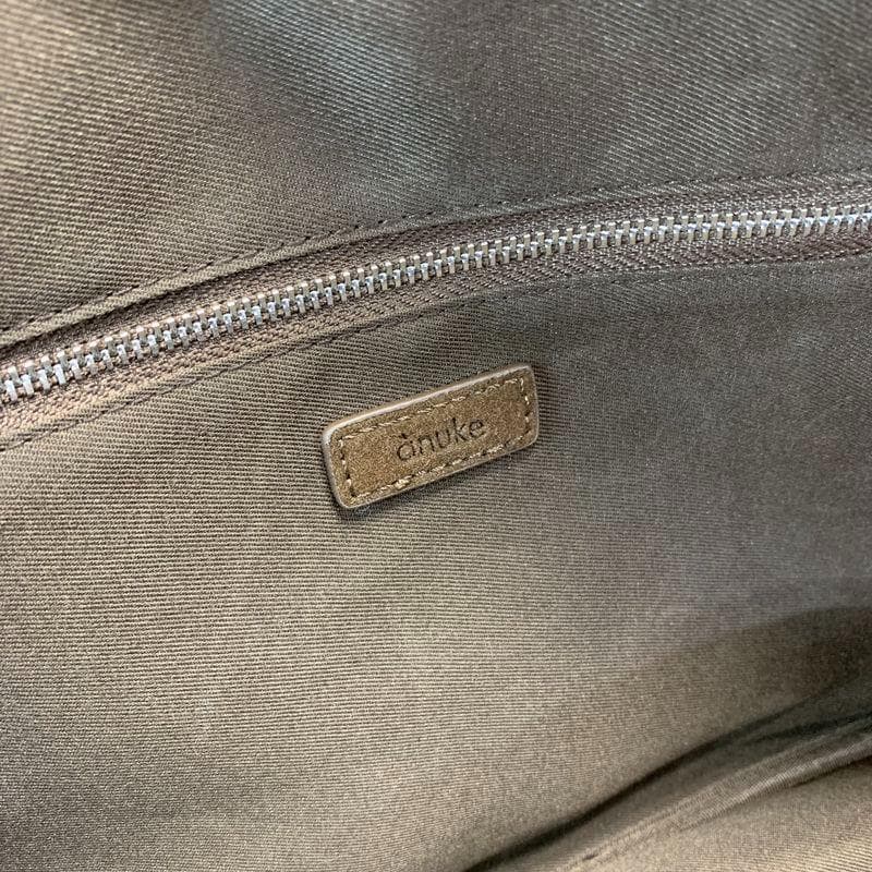 anuke アンヌーク Ecoleather Boston Bag ブラウン