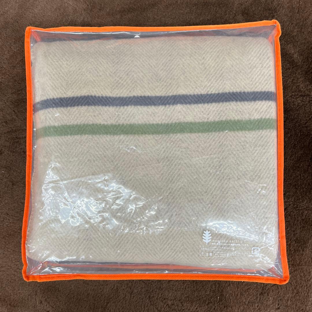 BEAMS ビームス　ウール毛布　140×200シングル　泉大津　日本製