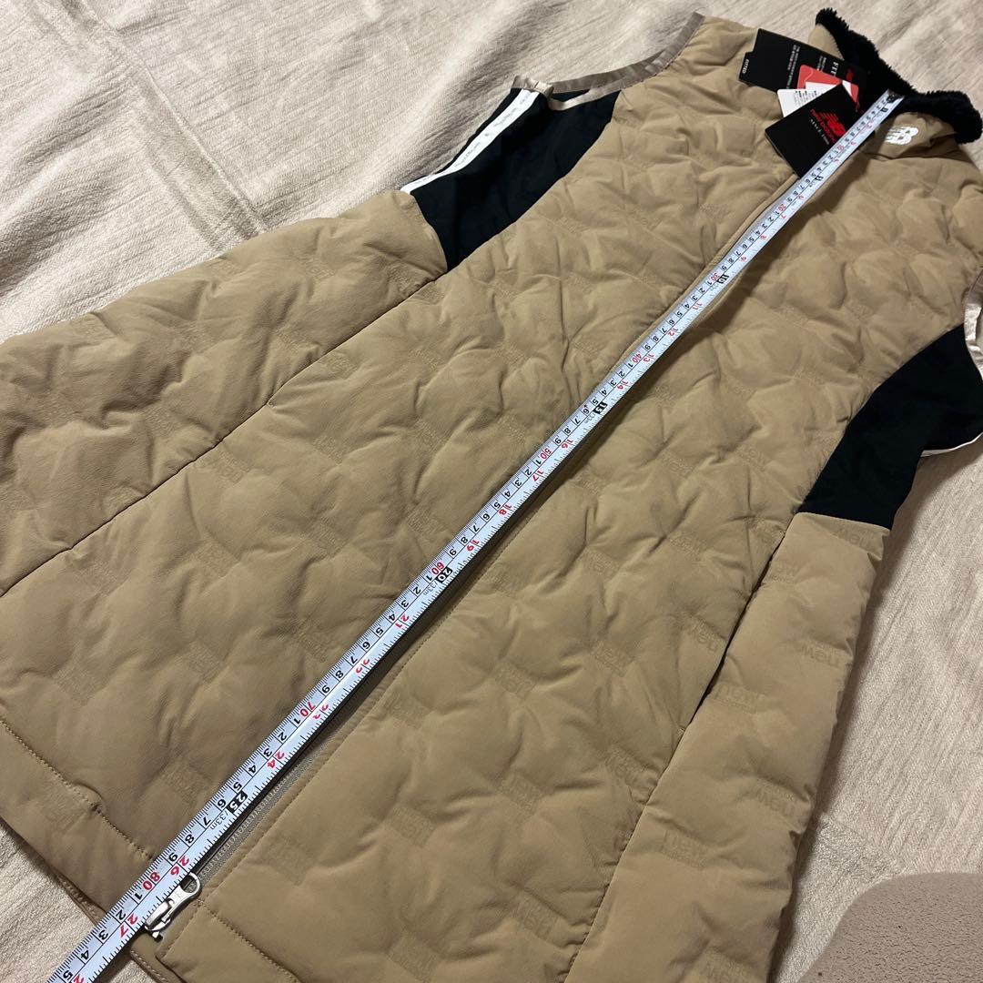 【新品】ニューバランスゴルフ ダウンワンピース ベージュサイズ1 （M）