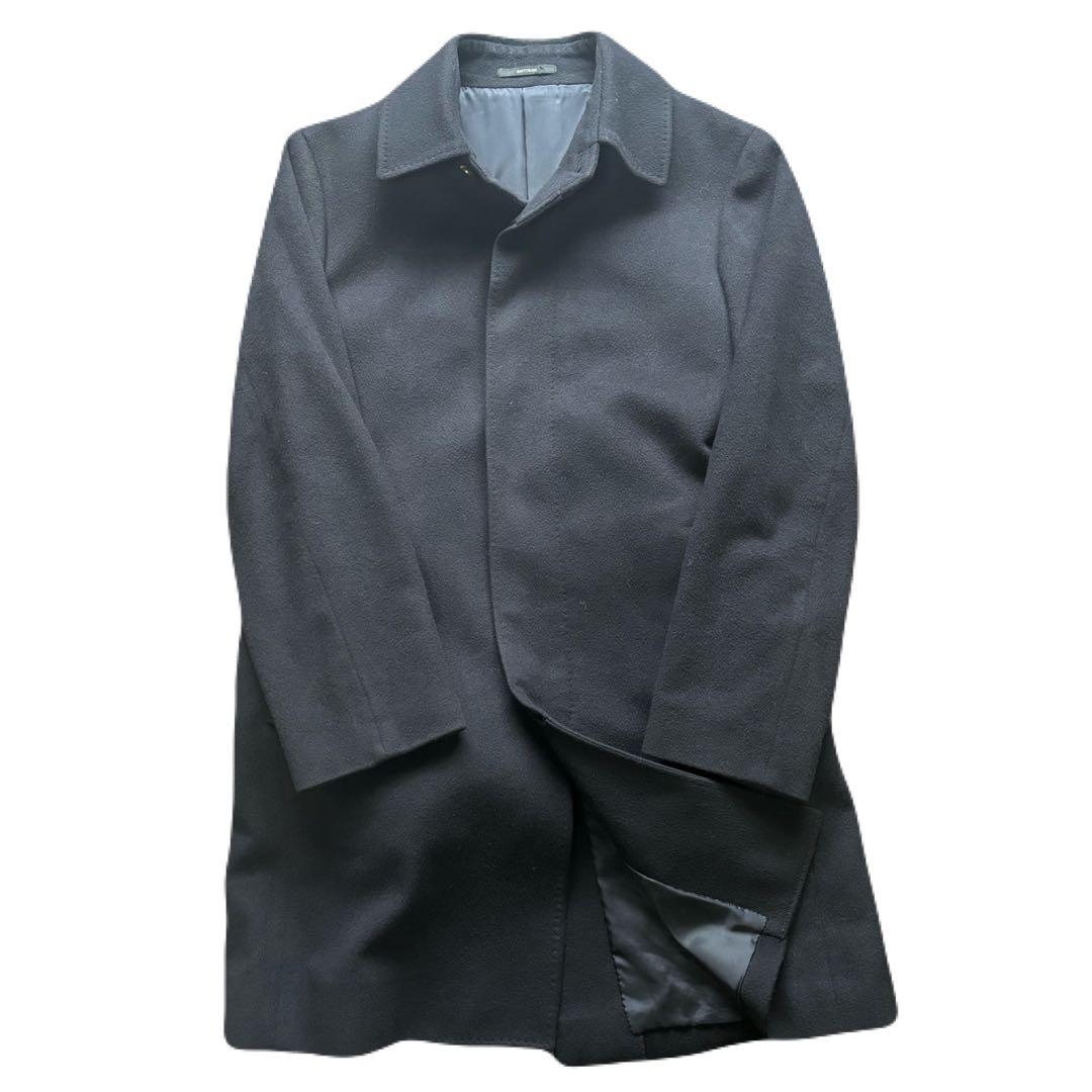 【美品】 ARTISAN アルチザン カシミヤ100% コート ネイビー M