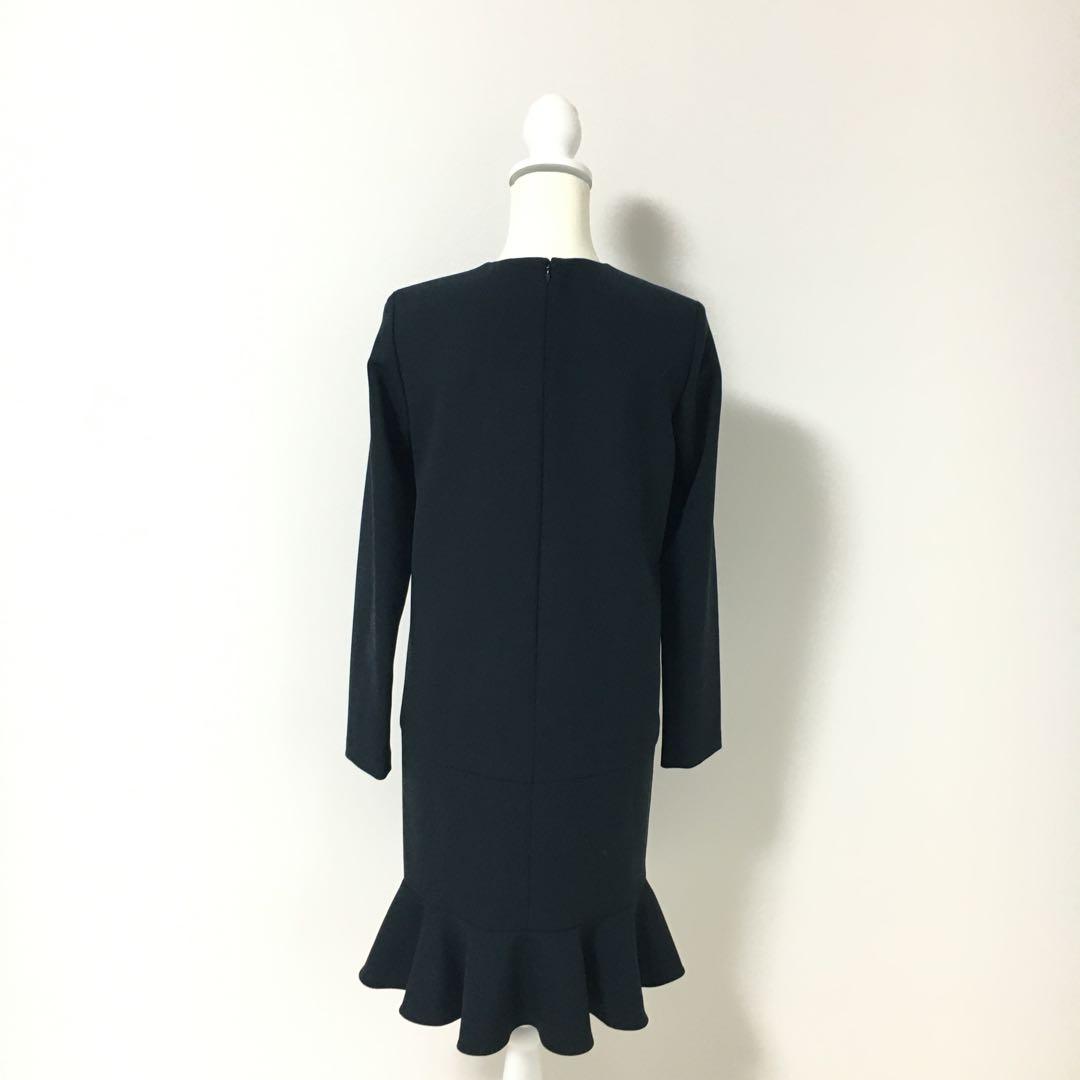 美品　YOKO CHAN ヨーコチャン　パール　ロングスリーブ　ワンピース