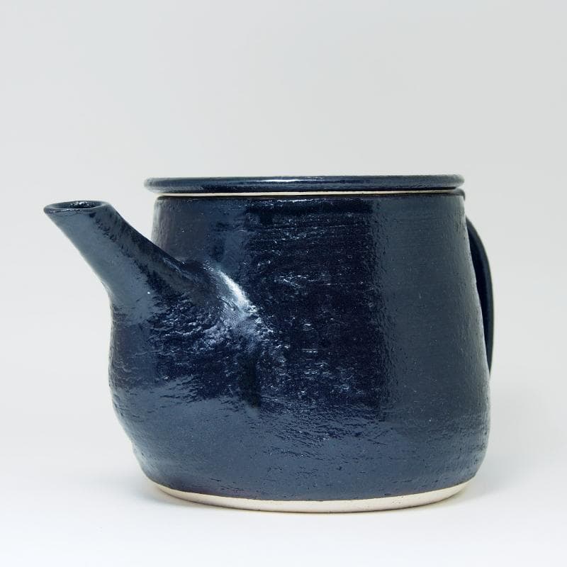 直火ポット 黒釉(ACT-62) ■ 長谷園