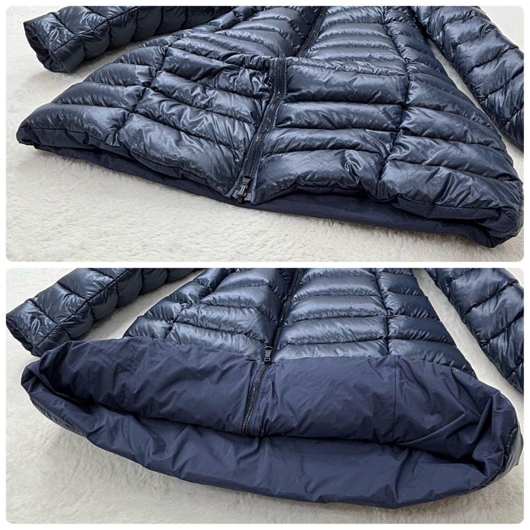 極美品✨タトラス　ダウン　イセラ　ネイビー　ファー　リバーシブル　ロング　近年