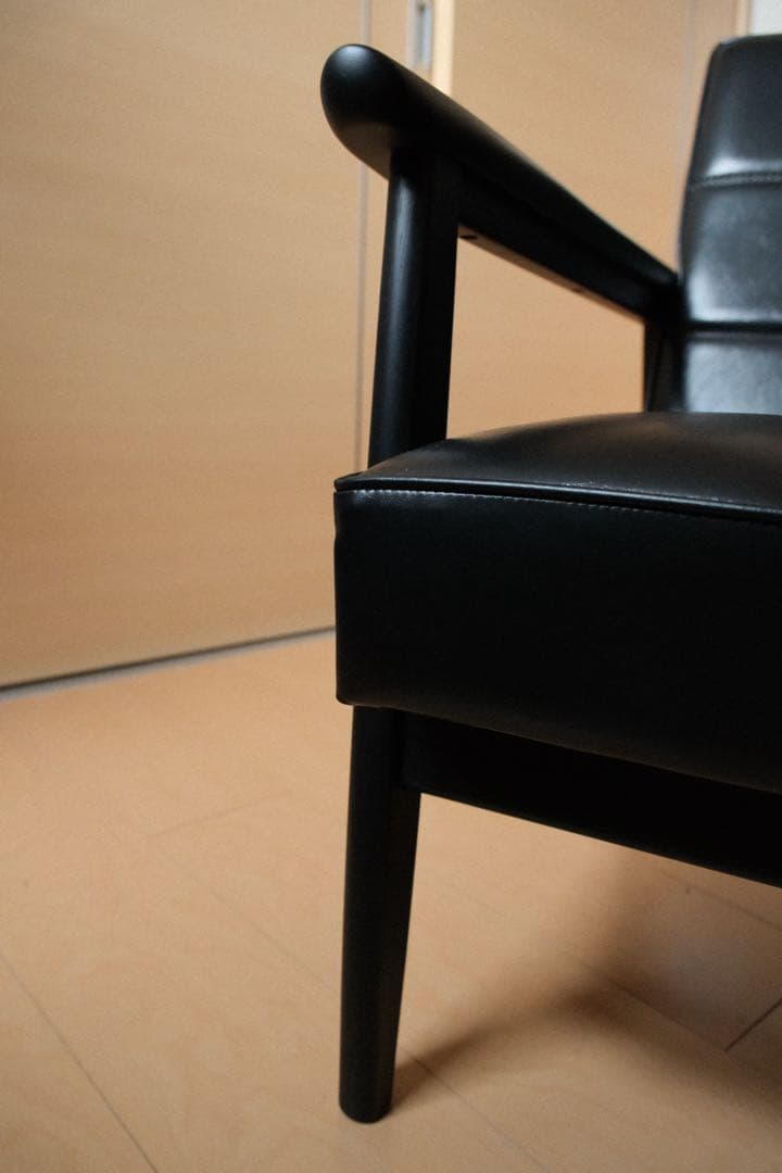 カリモク60 Ｋチェア ２シーター ブラックブラック