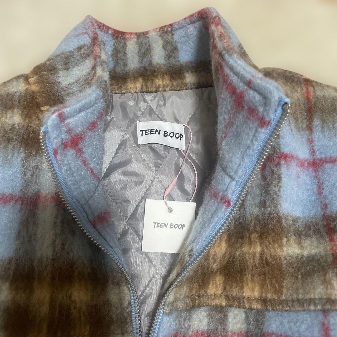 TEEN BOOP シャギーブルゾン ブルー