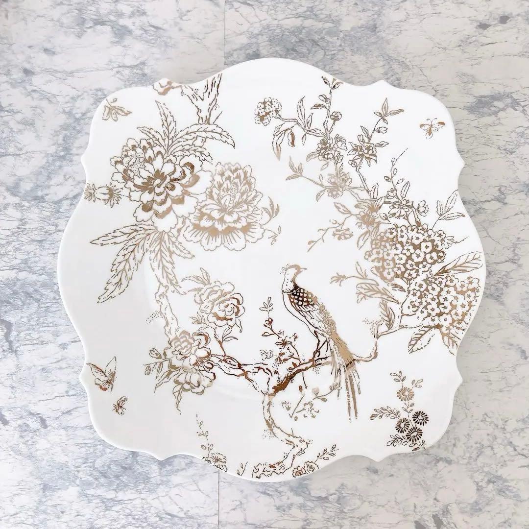 【未使用】 ジャスパーコンラン バロックプラチナ プレート 大皿