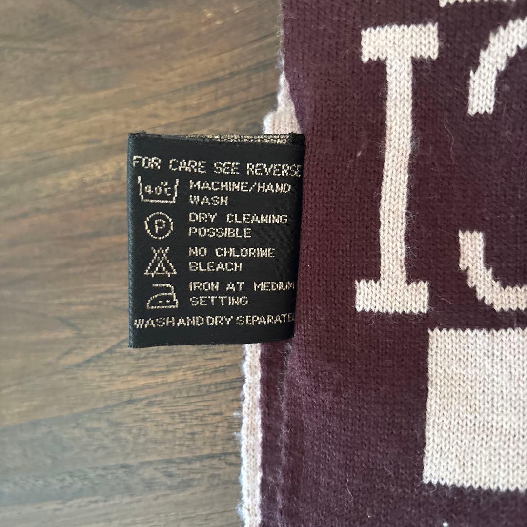 GUCCI マフラー ベージュ ブラウン ウール カシミヤ