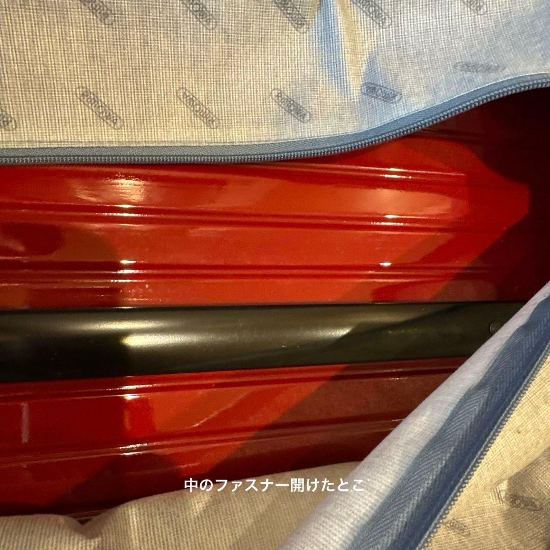 リモワ　RIMOWA スーツケース　赤　TSAなし　2輪　廃盤品