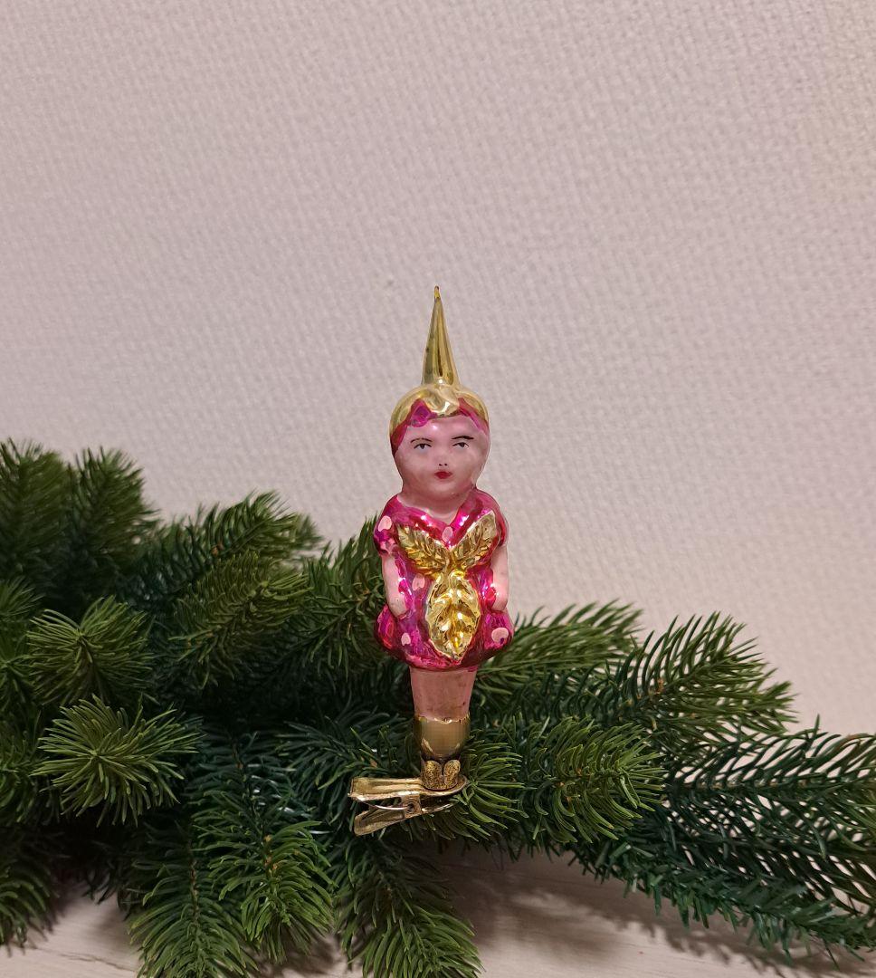 ガラスオーナメント　いちごの女の子