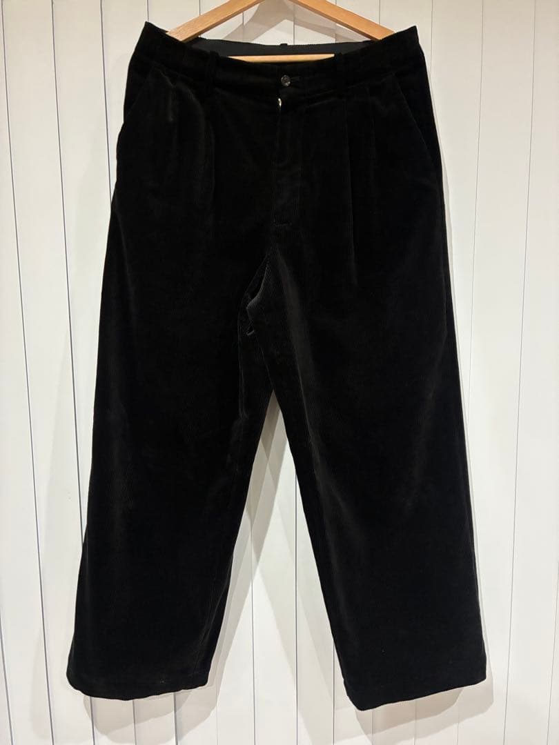 Graphpaper スビンコーデュロイ ワイドトラウザーズ