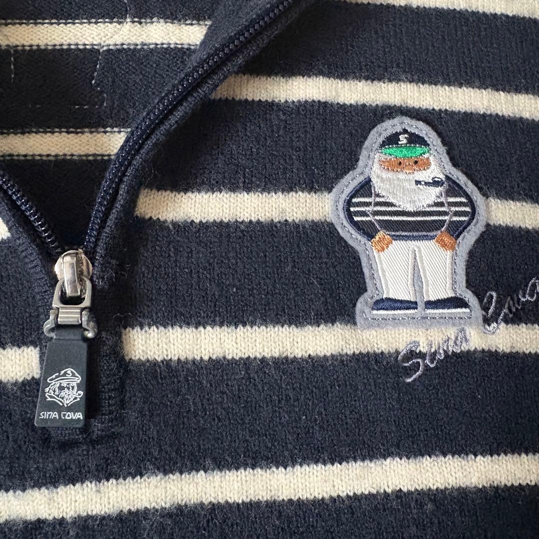 【Lサイズ】SINACOVA シナコバ ハーフジップ ニット ゴルフウェア 秋冬