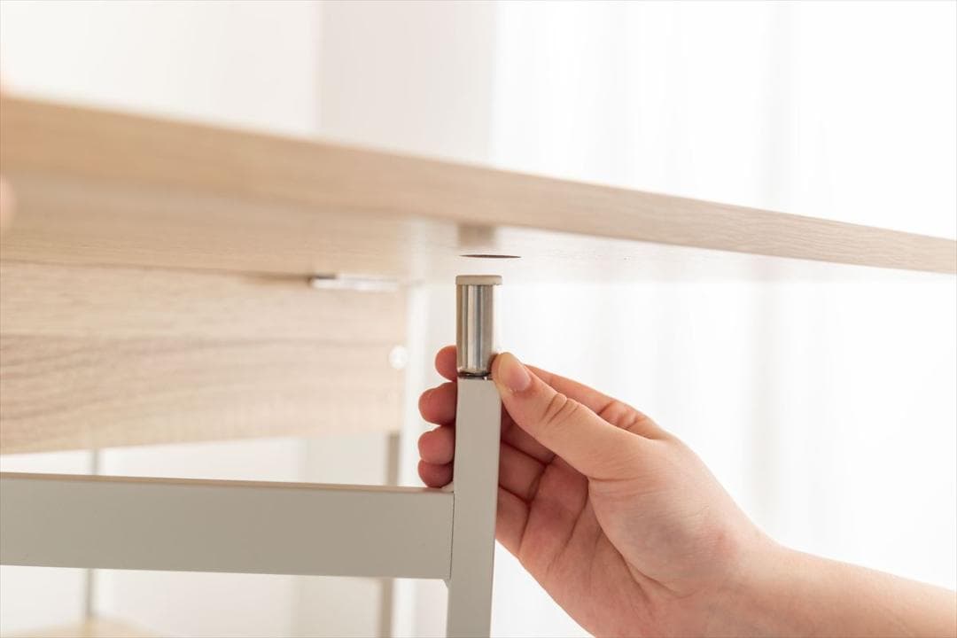 【送料無料】【幅36〜69cm】伸縮式キッチンワゴン バタフライ式 収納 棚