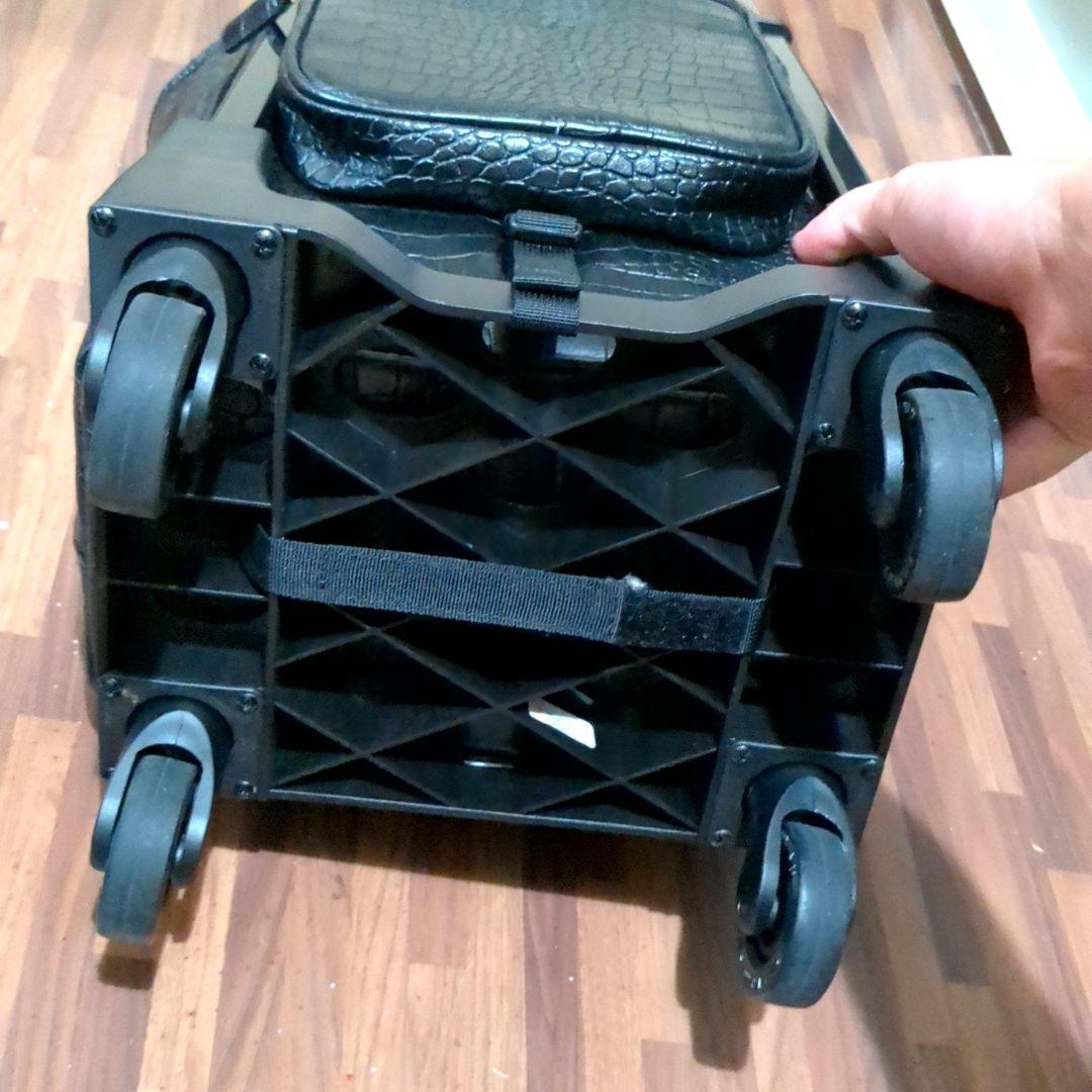 ✨美品✨SWANY キャリーケース ブラック クロコ型押し 大型 4輪