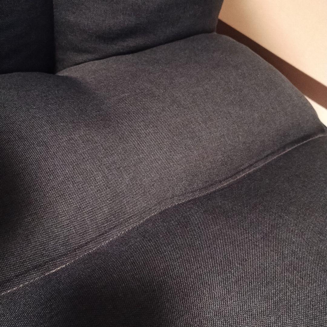 座椅子 らくらく 回転式 折りたたみ 360℃ リクライニング ハイバック 美品