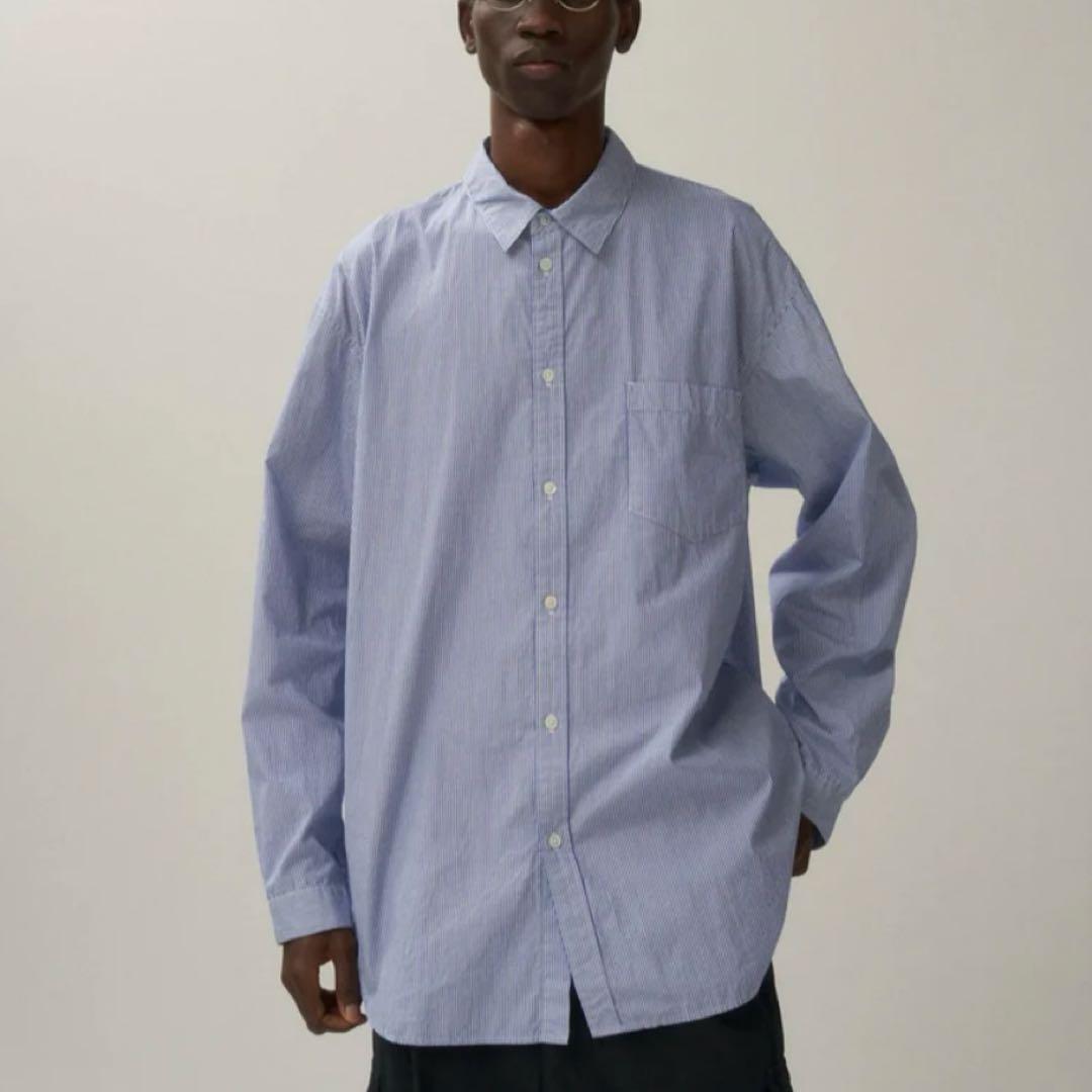 【タグ付】2025 ATON GIZA BROAD WASHED SHIRT
