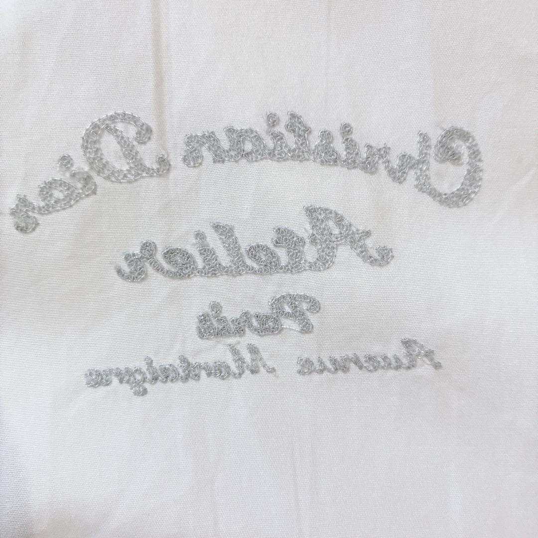 希少 Dior ドレスシャツ アトリエロゴ 刺繍 ホワイト 40 M 長袖シャツ