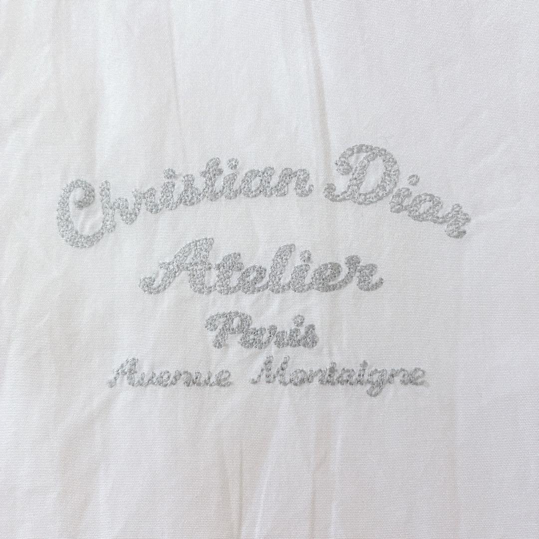 希少 Dior ドレスシャツ アトリエロゴ 刺繍 ホワイト 40 M 長袖シャツ