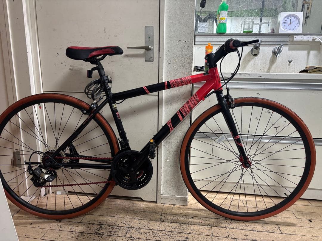 ドッペルギャンガー　クロスバイク ブラック✖︎レッド