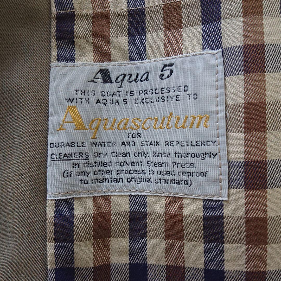 アクアスキュータム／Aquascutum【トレンチコート】ステンカラー（中古品）