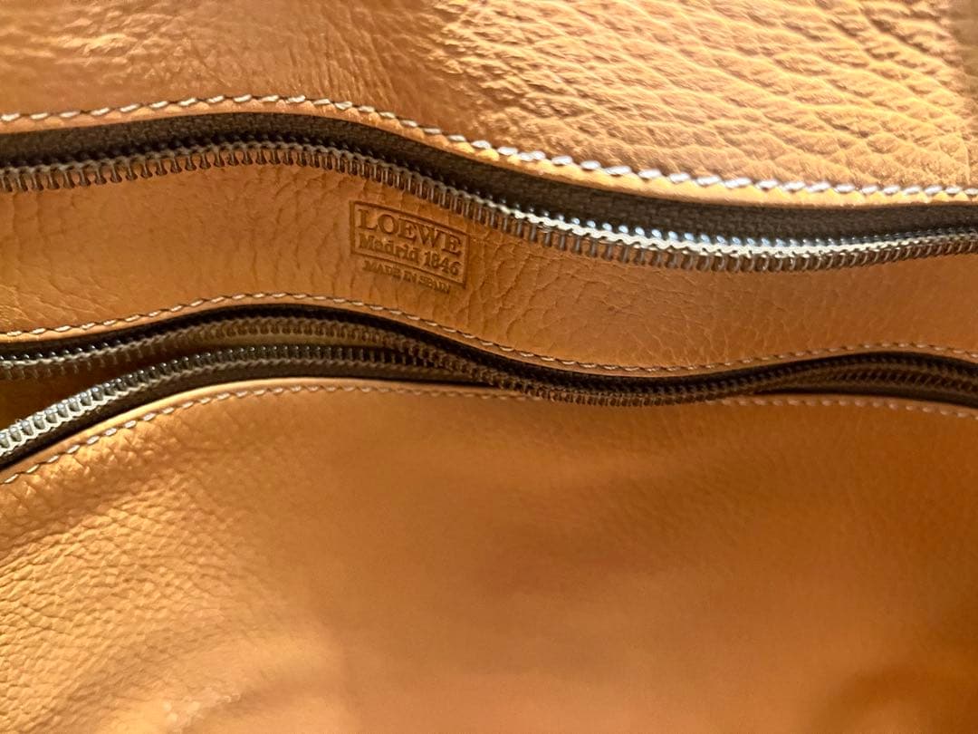 ⭕️ Loewe ロエベ アマソナ40 ボストンバッグ キャメルブラウン