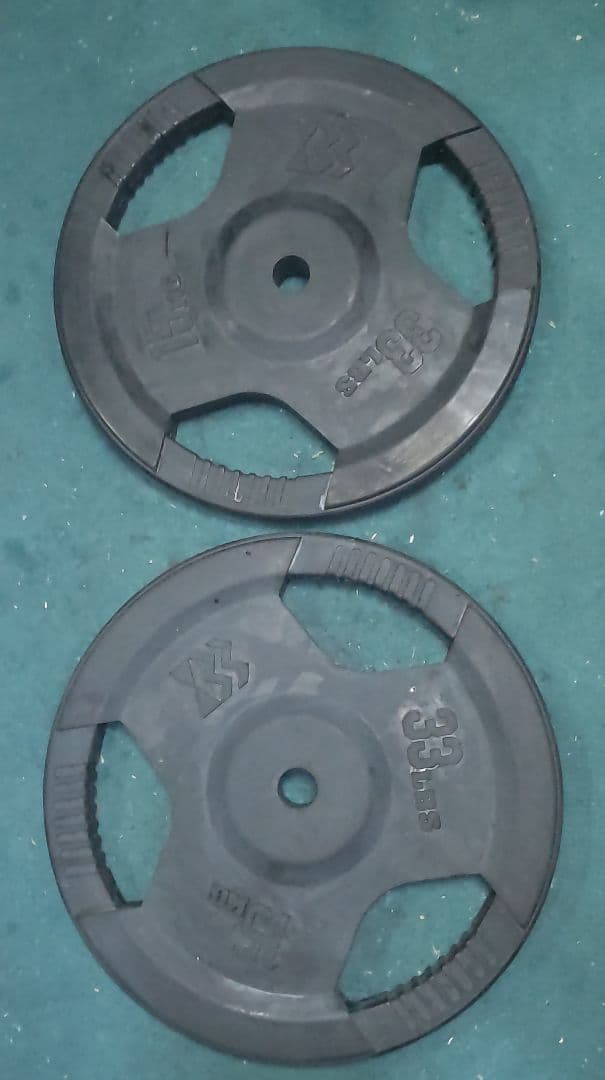 BODYMAKER 15kgプレート2枚 28mm 用