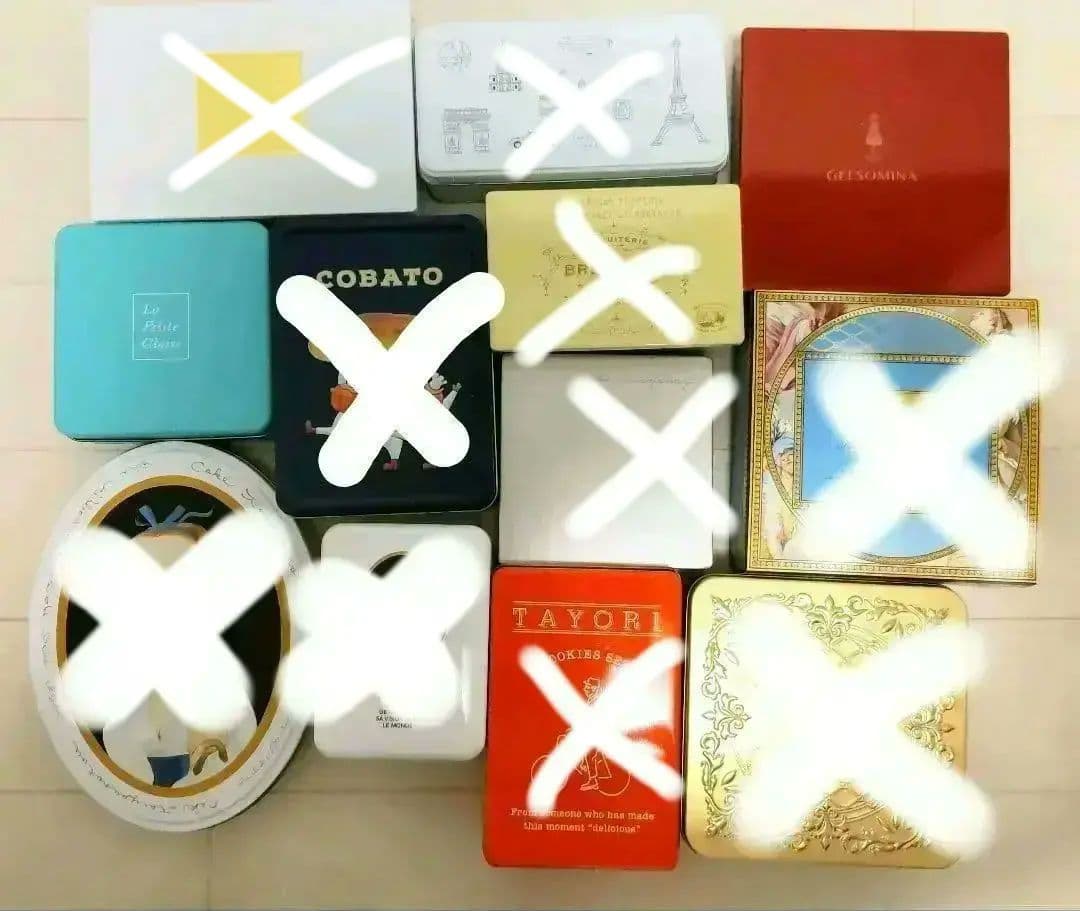 まとめ売り☆コレクション48缶★総額約20万☆有名クッキー缶 空缶★小物入れ