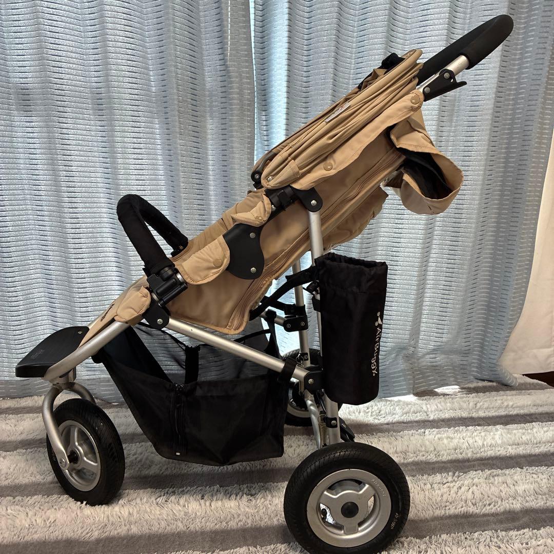 安安AirBuggy ベビーカー ベージュ