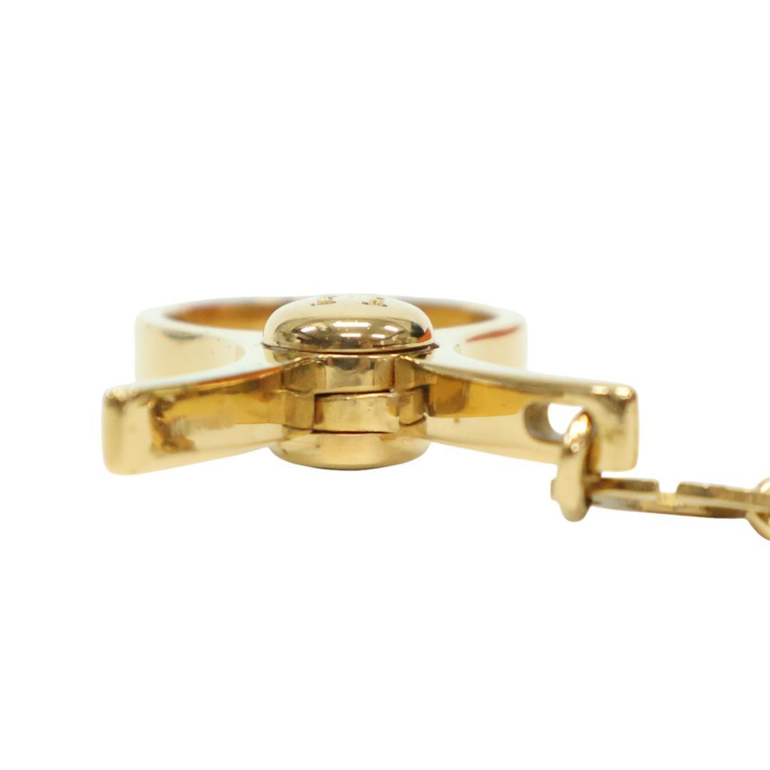 良品 HERMES エルメス グローブ ホルダー フィルー チャーム ゴールド