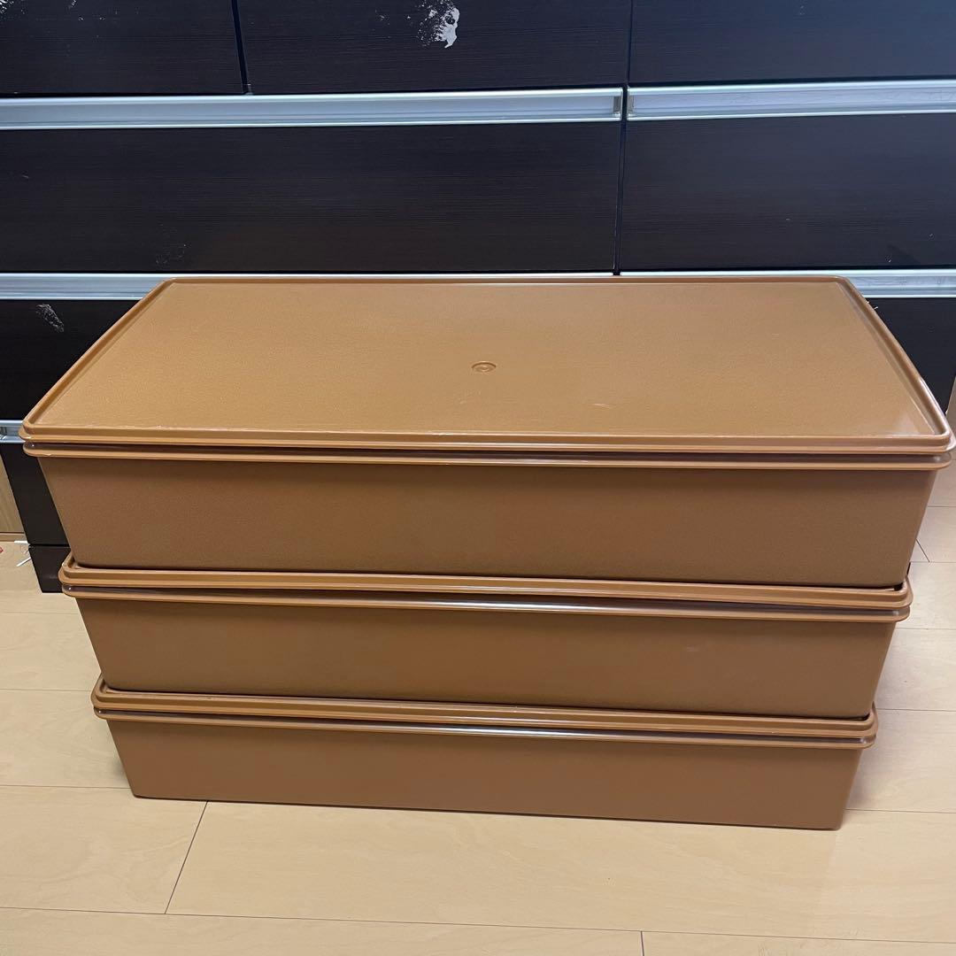 【最終価格】タッパーウェア　収納ケース まとめセット　ロングスーパーケース