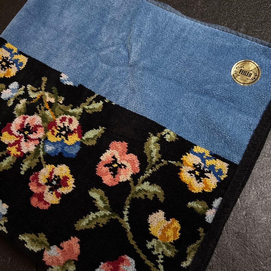 かか　FEILER バスタオル　パンジー