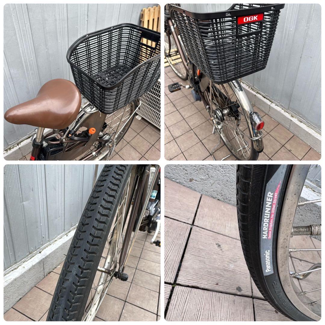 パナソニック 電動アシスト自転車 ブラウン