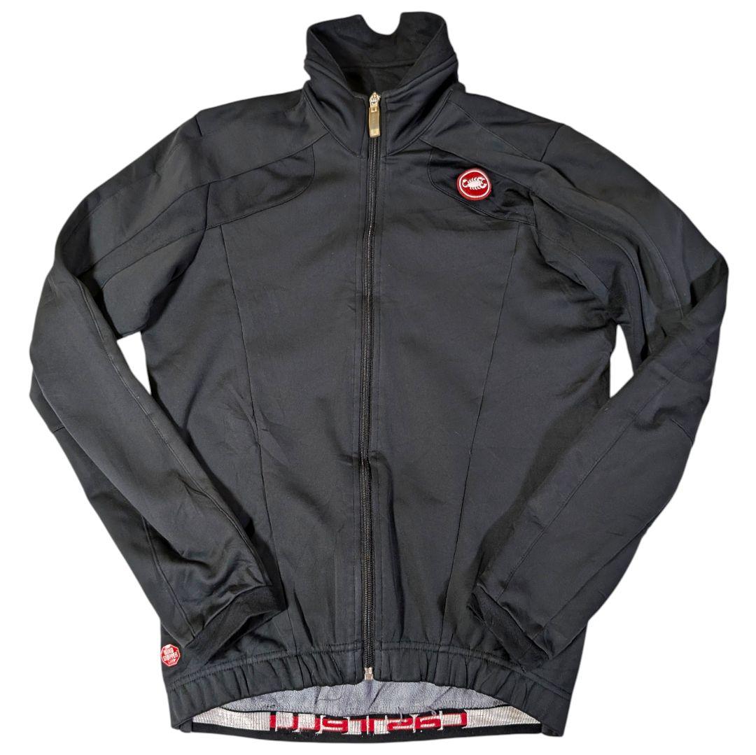 Castelli カステリ サイクルジャケット 長袖 冬用　S ブラック 黒