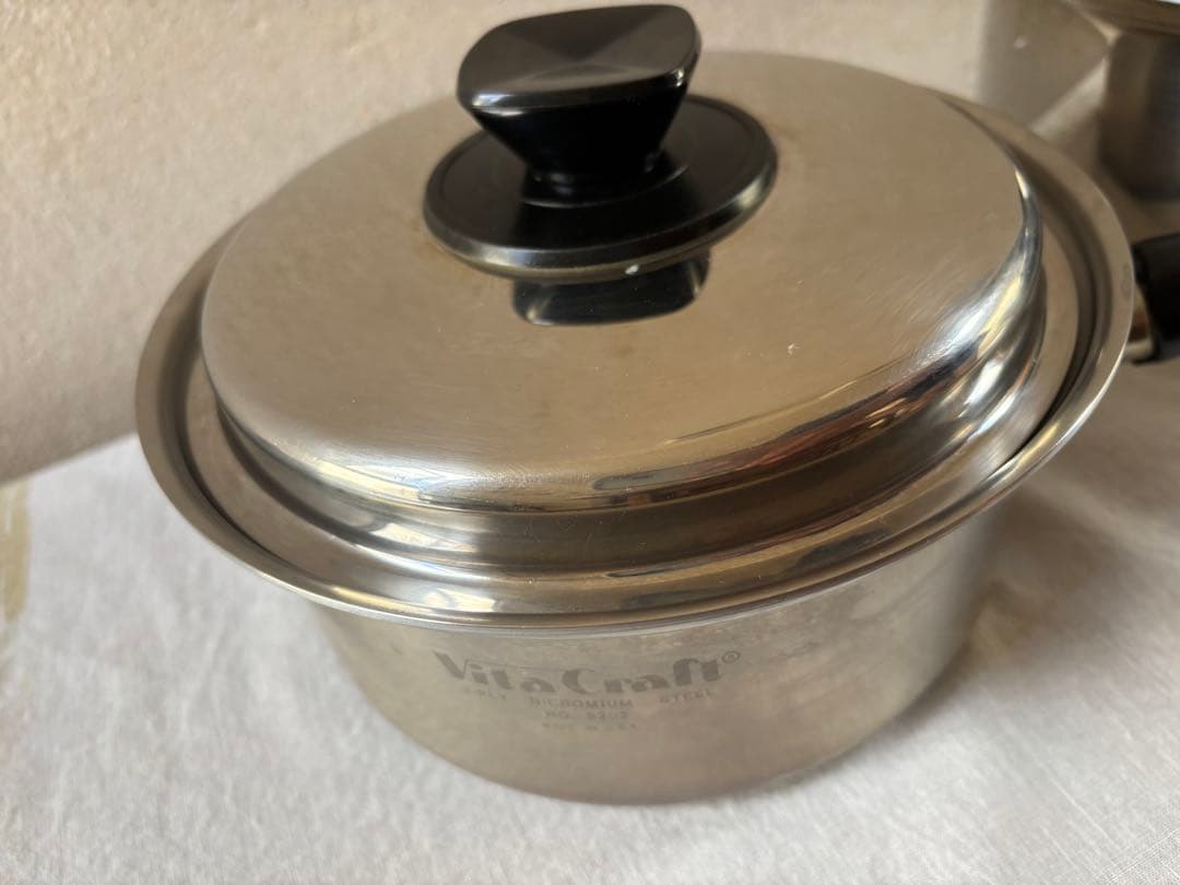 ビタクラフト片手鍋2点　No.5202　No.5203 5層