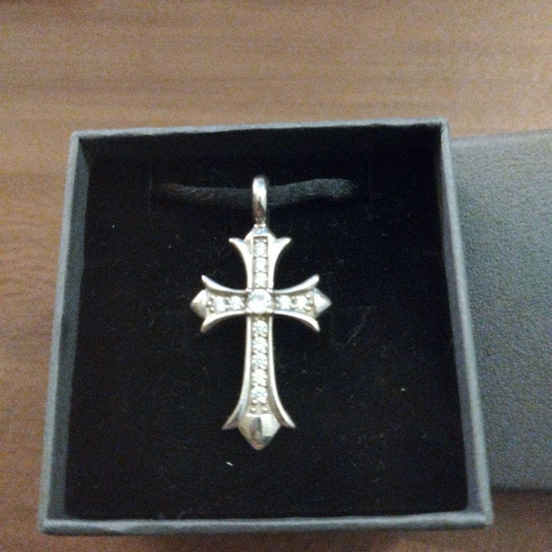 シルバー925 純銀 クロスバカラ 18kクロム ch ガボール ロンワンズ