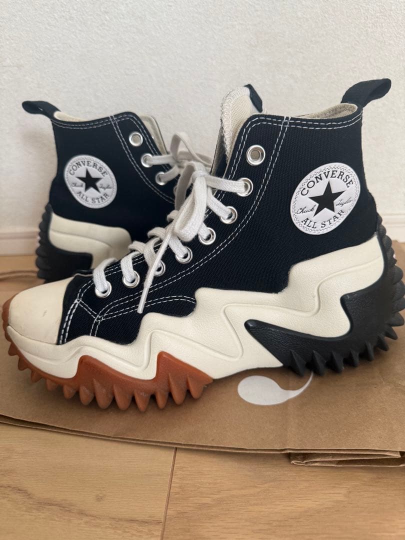 コンバース日本未発売 ランスターモーションブラック　ハイカット　25cm