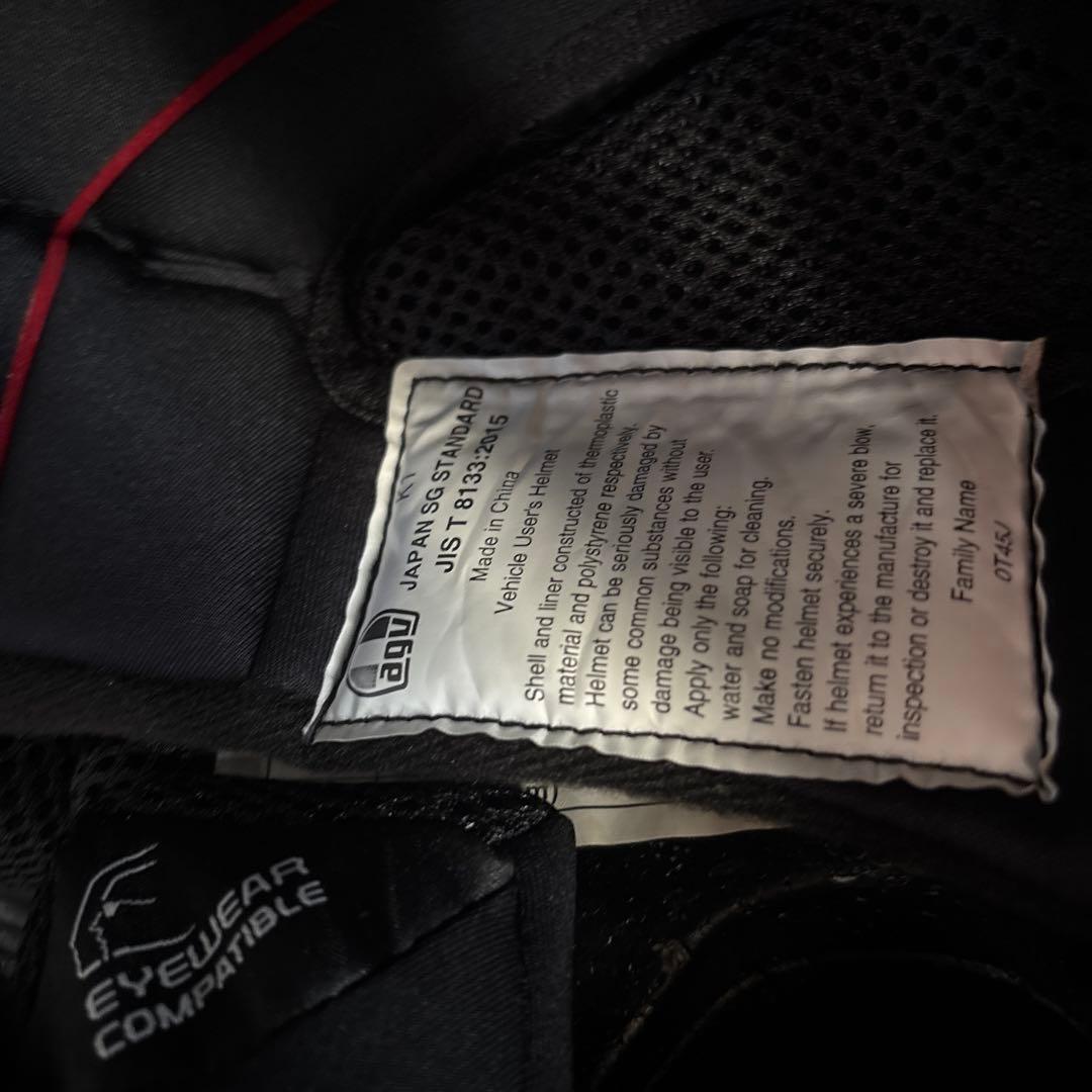 AGV フルフェイスヘルメット マットブラック　スモークシールド　バイク　再出品