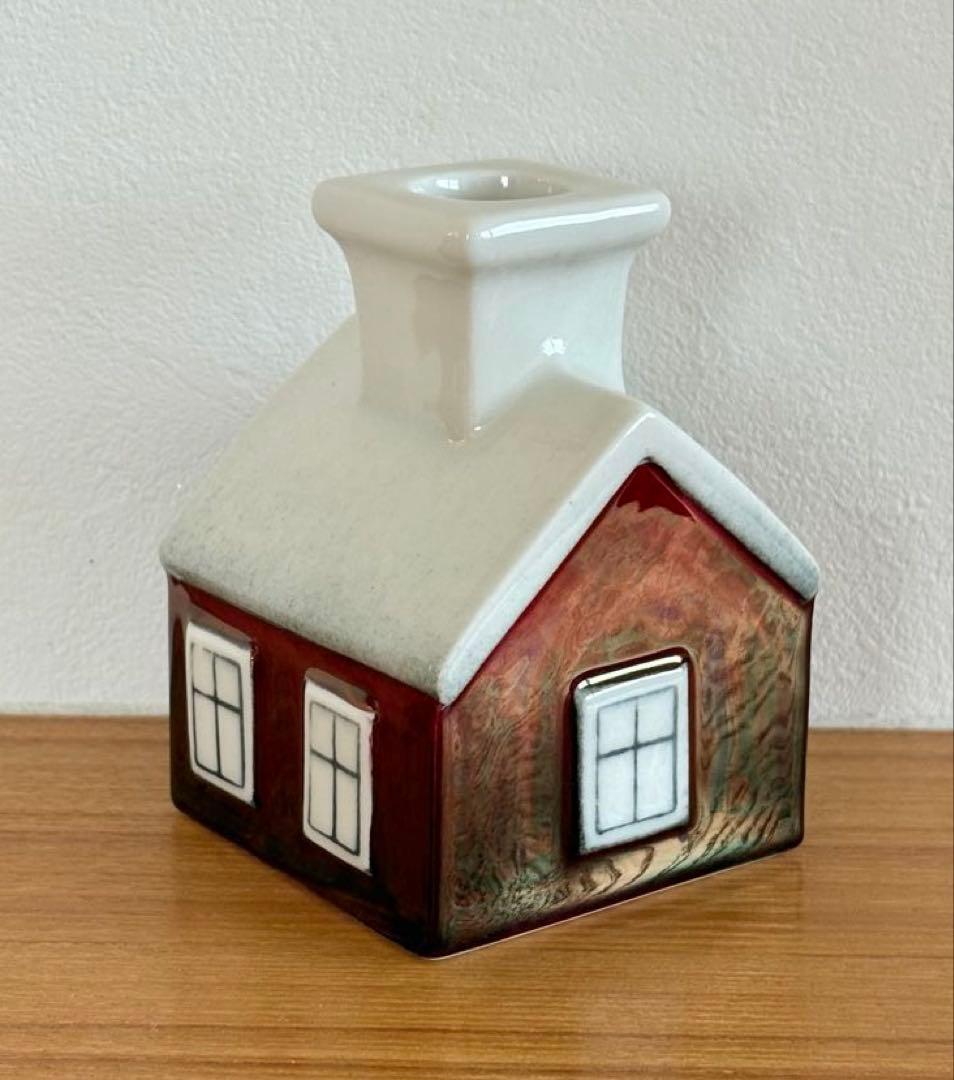 【窓立体型】ARABIA ヘルヤ ハウスキャンドルホルダー Talo レッド