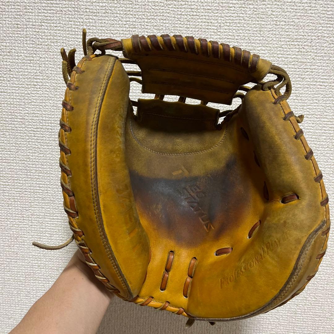 硬式用イエローグローブ