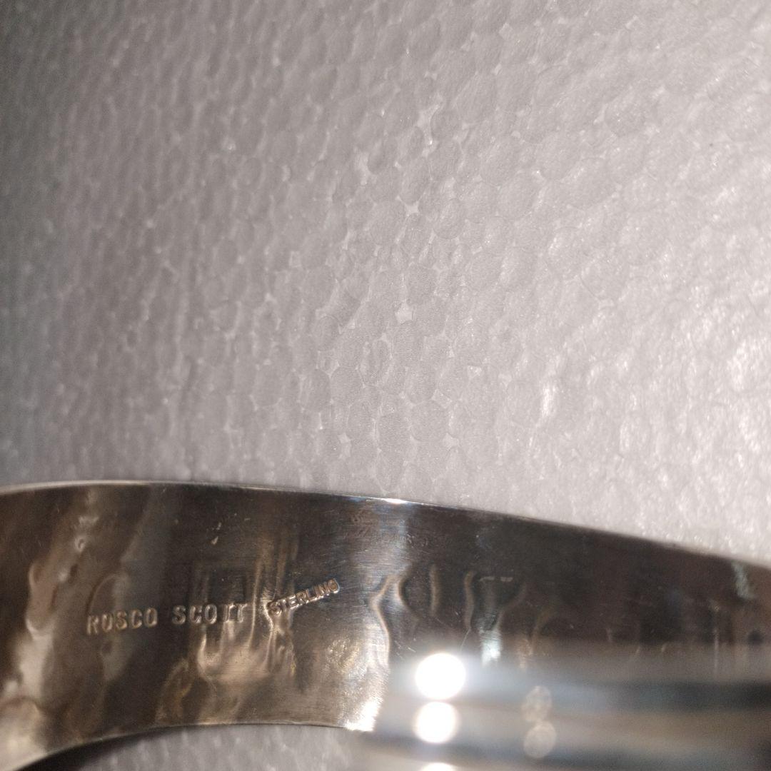 ROSCO SCOTT 作　ナバホ　Navajo　バングル　シルバー