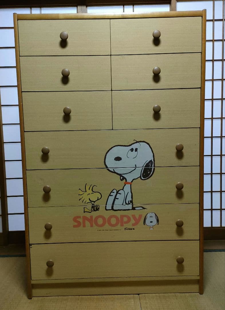 再値下げ！スヌーピー ベビータンス チェスト