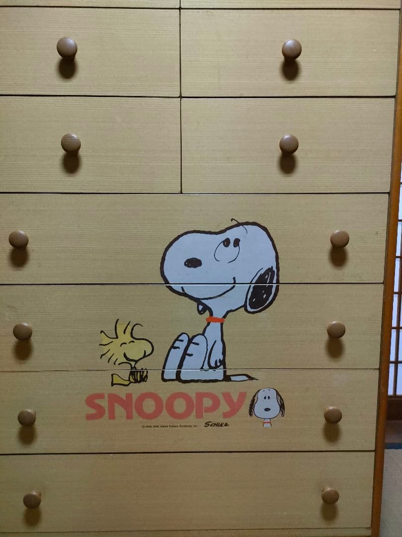 再値下げ！スヌーピー ベビータンス チェスト