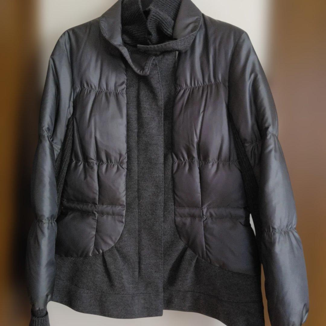 購入者、スキャパ・グレーダウンコート・ウール混合 お洒落なデザイン