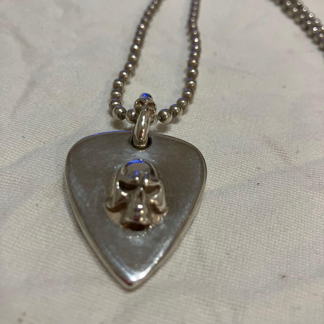 THIRTEEN DESIGNS ネックレス スカル シルバー 925