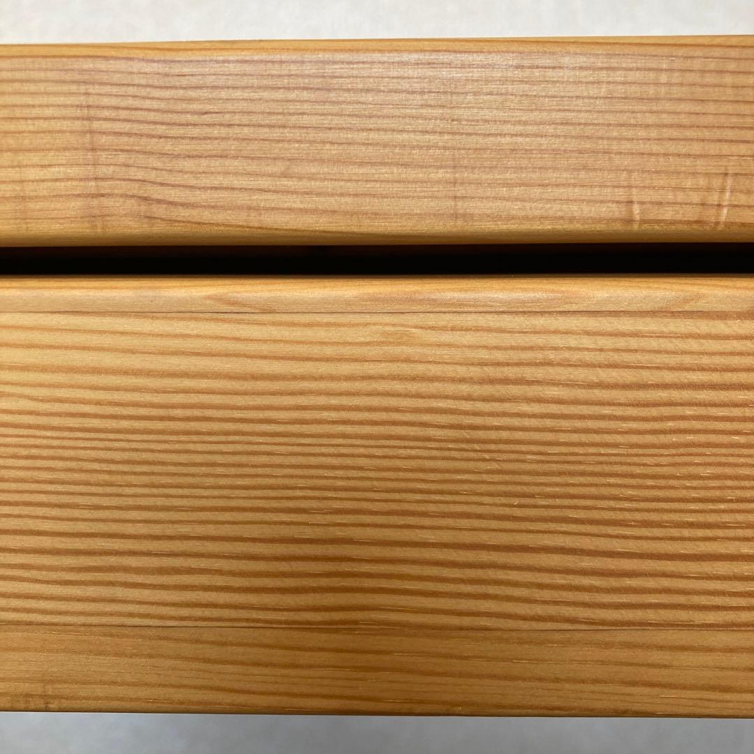 無印良品　パイン材デスク　机