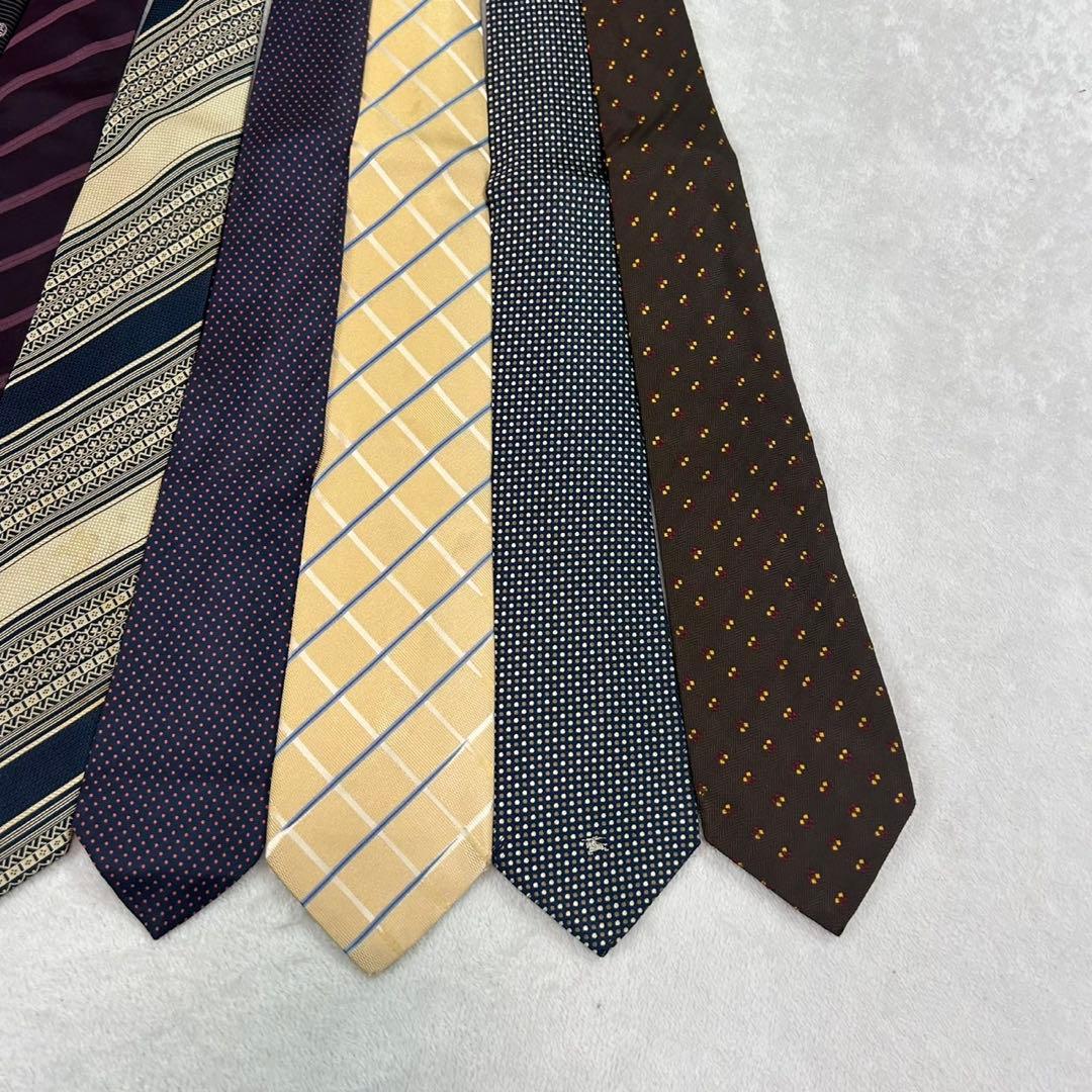 NM9 バーバリー BURBERRY 8本 セット まとめ売り ネクタイ メンズ