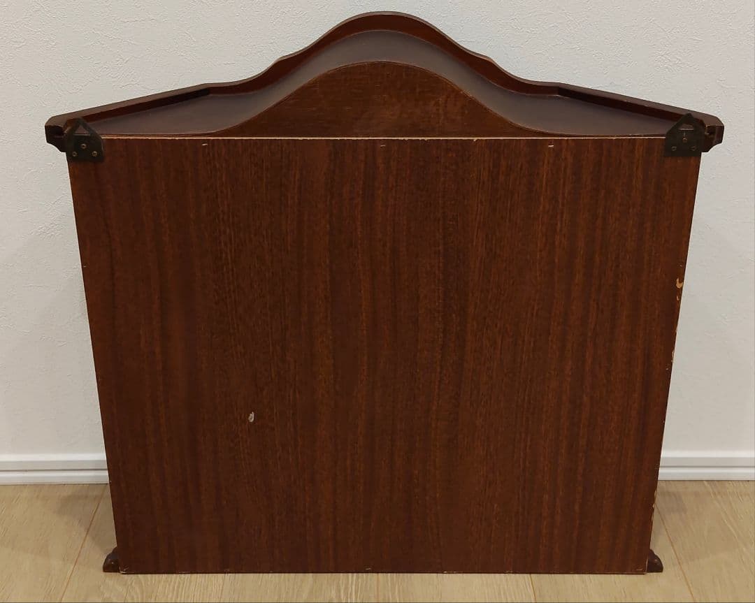 ウォールキャビネット 飾り棚 アンティーク調 レトロ 壁掛け コレクションケース