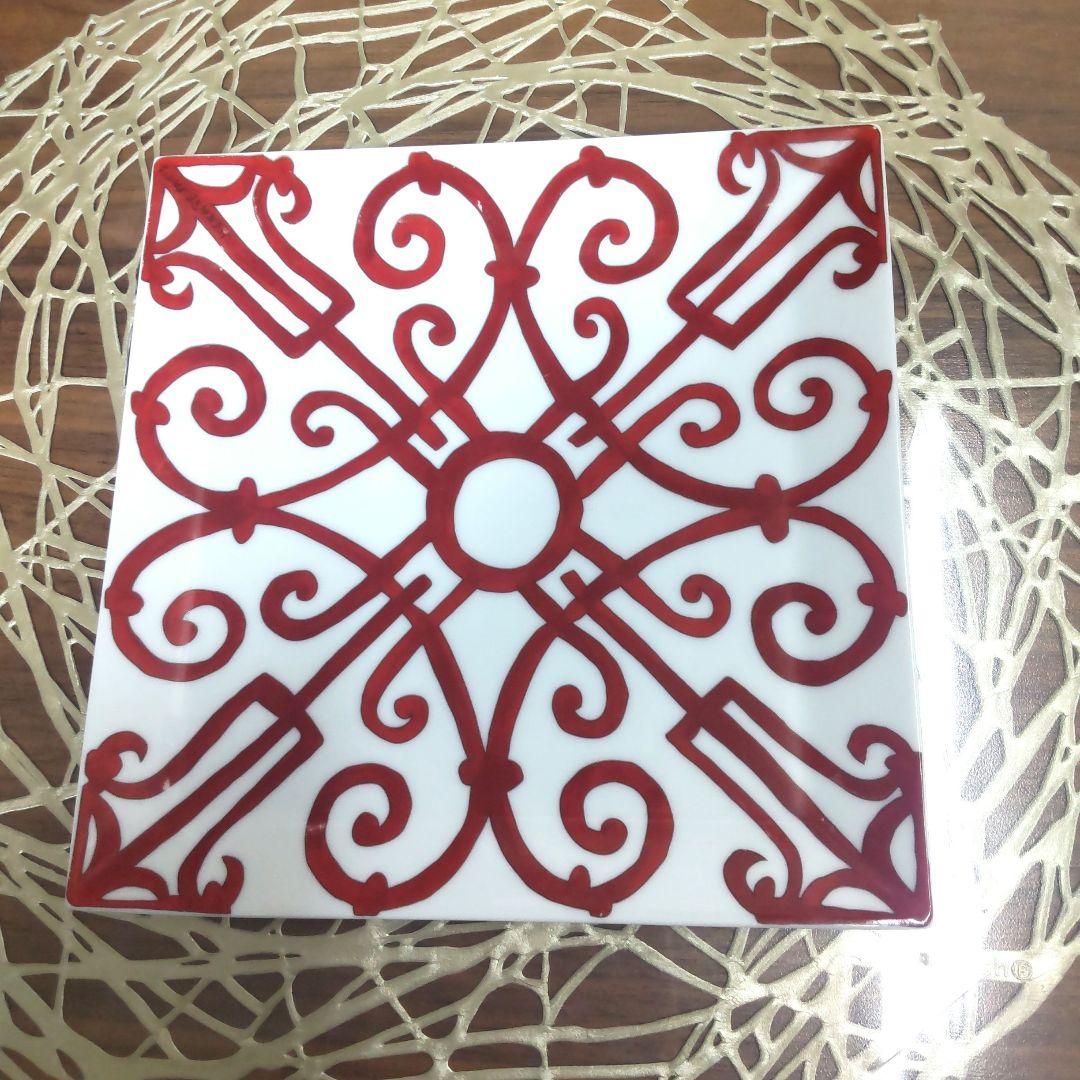 HERMES ガダルキヴィール スクエアプレート 19cm