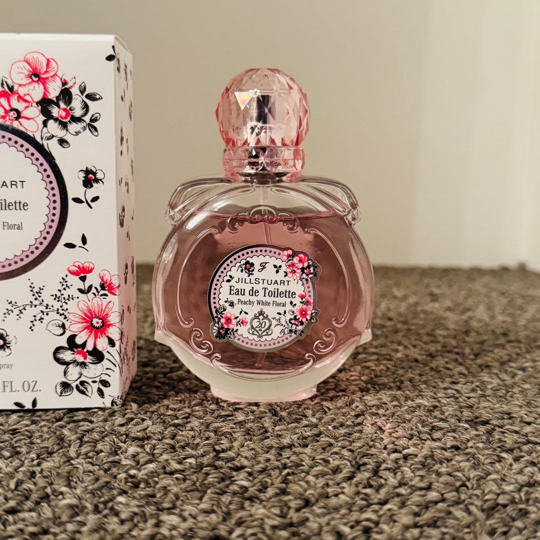 【ほぼ未使用】ジルスチュアート ピーチーホワイトフローラル 50ml