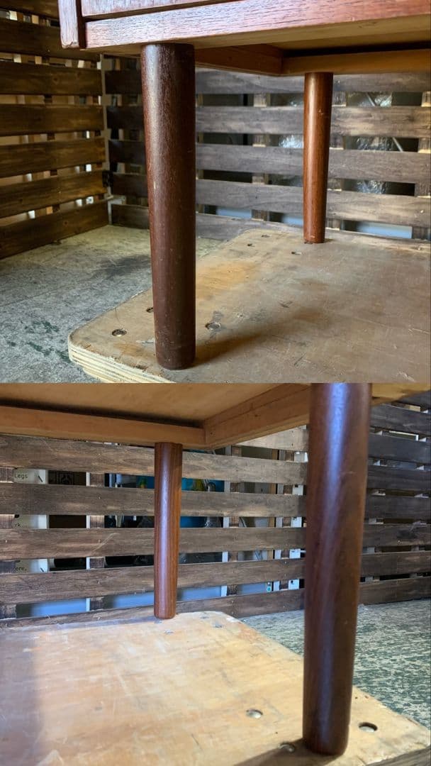 G879\" 北欧家具 ビンテージ ライティングビューロ 机 チーク材